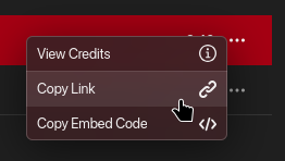 Copying an Apple Music share link